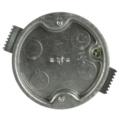 round metal box|round shallow wall electrical box.